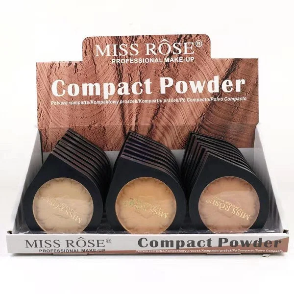 Miss Rose Drop Shape Compact Powder