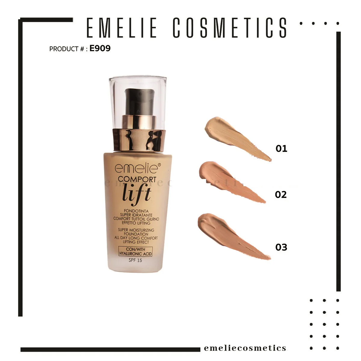 Emelie Paris Comfort Lift Foundation - Image 2