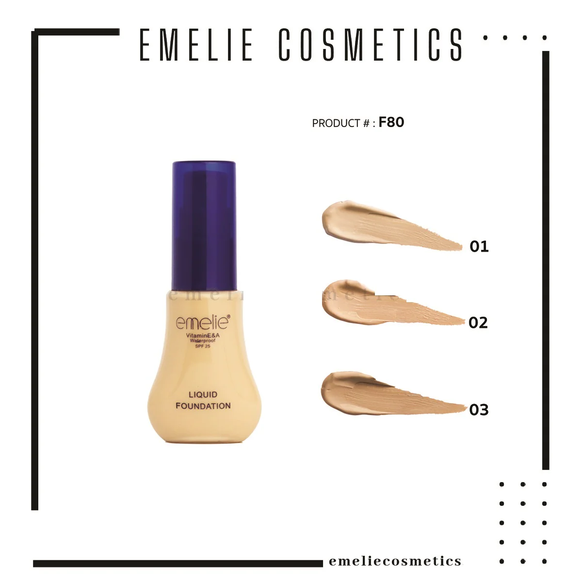 Emelie Paris Liquid Foundation - Image 2