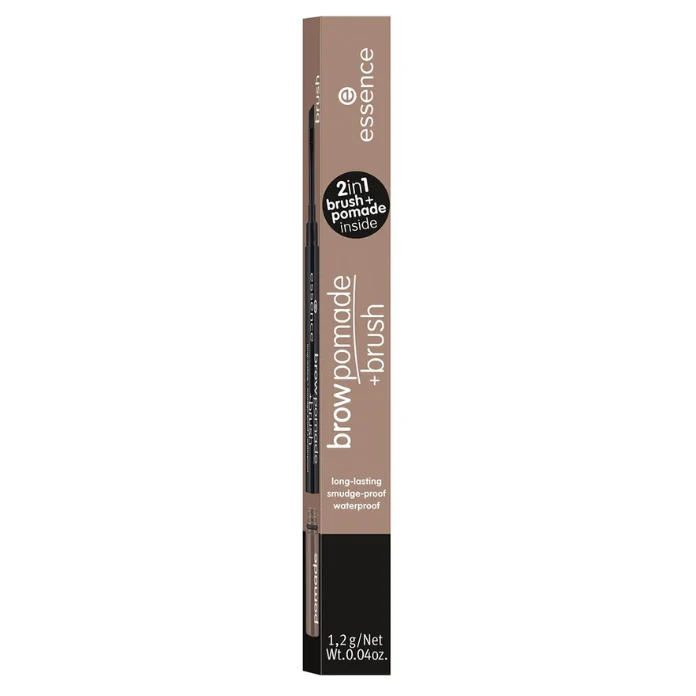 Essence Eyebrow Pomade + Brush 02 Ash Blonde - Image 2
