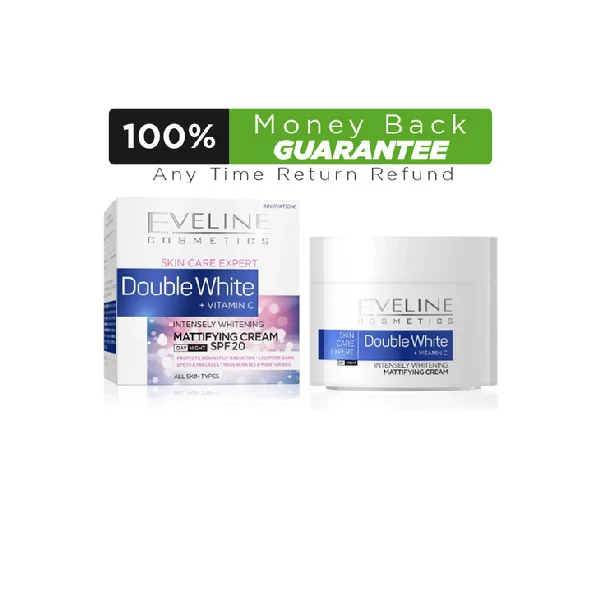 Eveline Double Whitening Mattifying Cream Day &amp; Night 50ml
