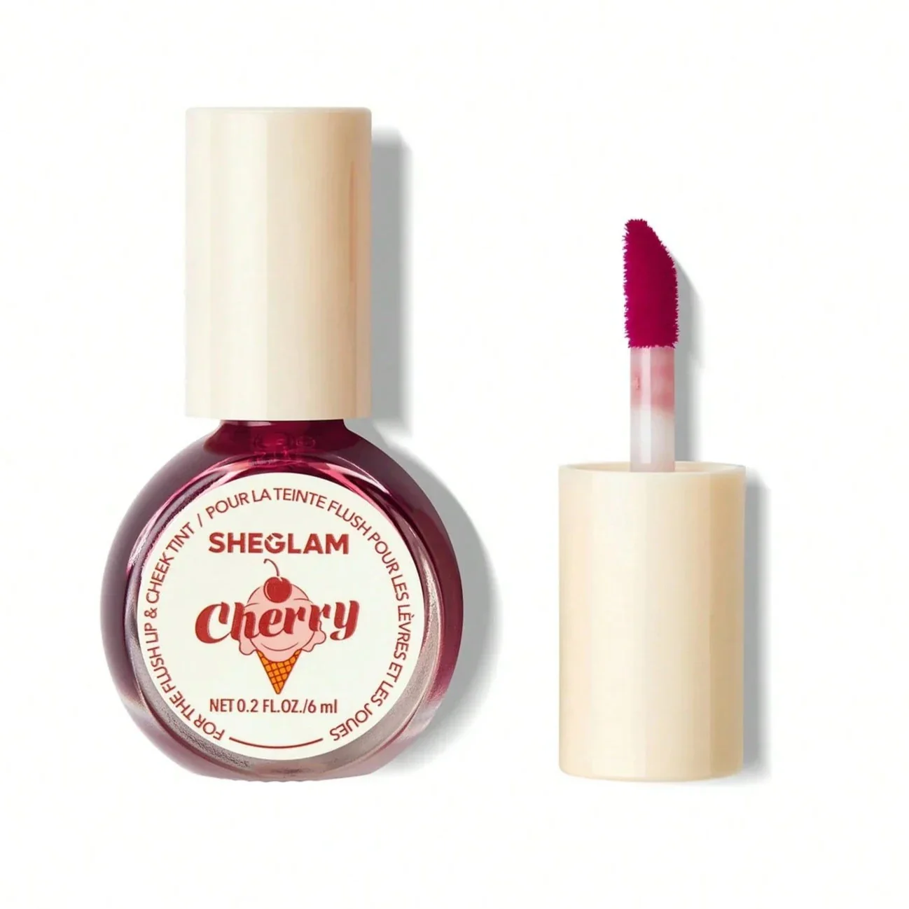 SHEGLAM FOR THE FLUSH LIP & CHEEK TINT-CHERRY PICKED
