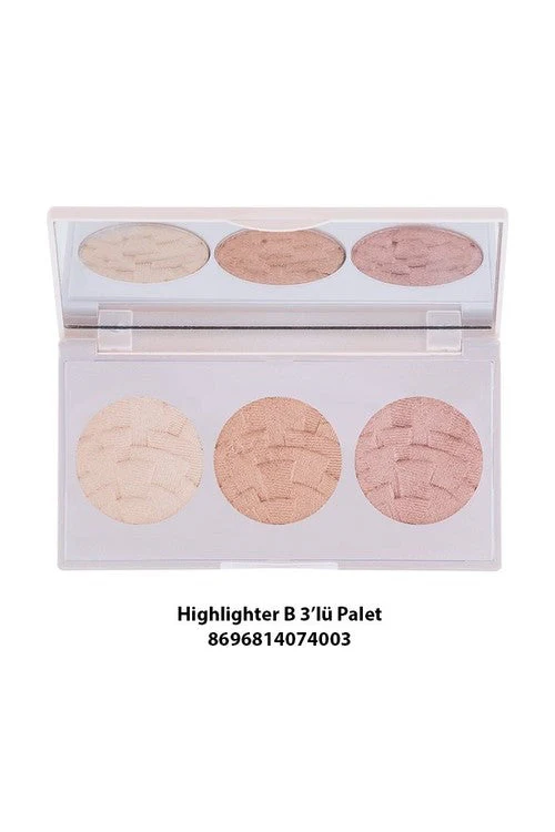 Gabrini Highlighter 3 in 1 (Palette) B