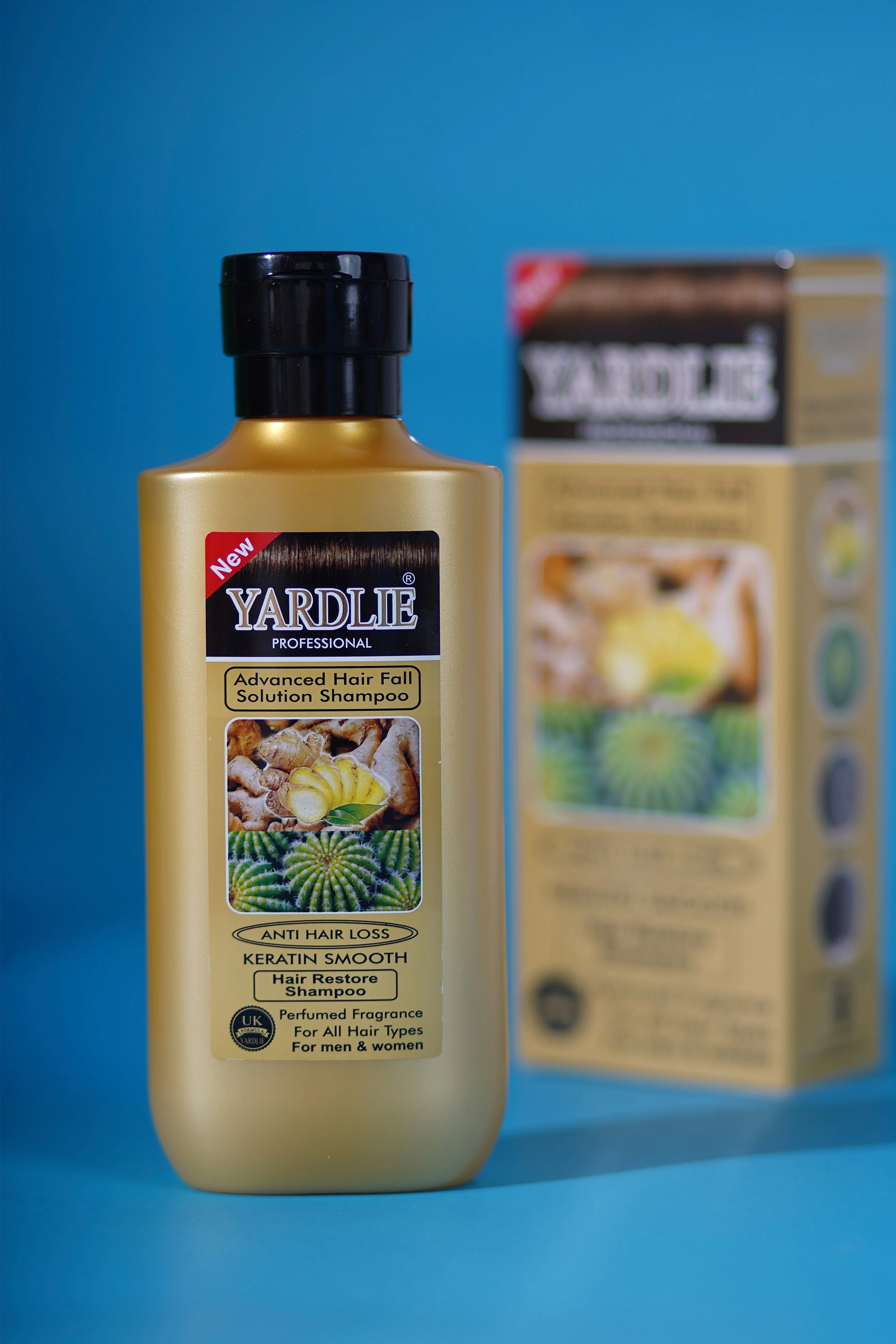 Ginger and Cactus Yardlie Shampoo For Hair Volumizing, Shining and Strengthening 400g. - Image 2