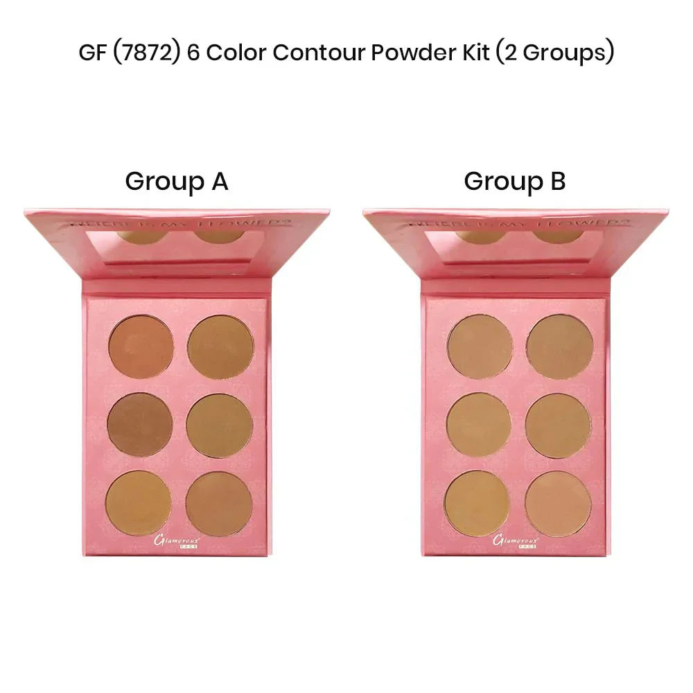Glamorous Face 6 Color Powder Contour Kit - Image 2