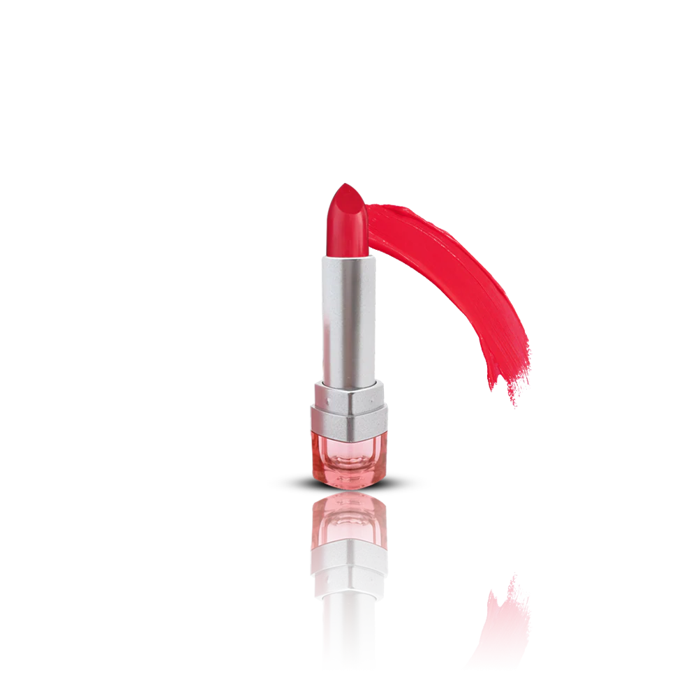 Glamorous Face Matte Lipstick Vitamin E & Aloe Vera Extracts (Pink Case) - Image 2