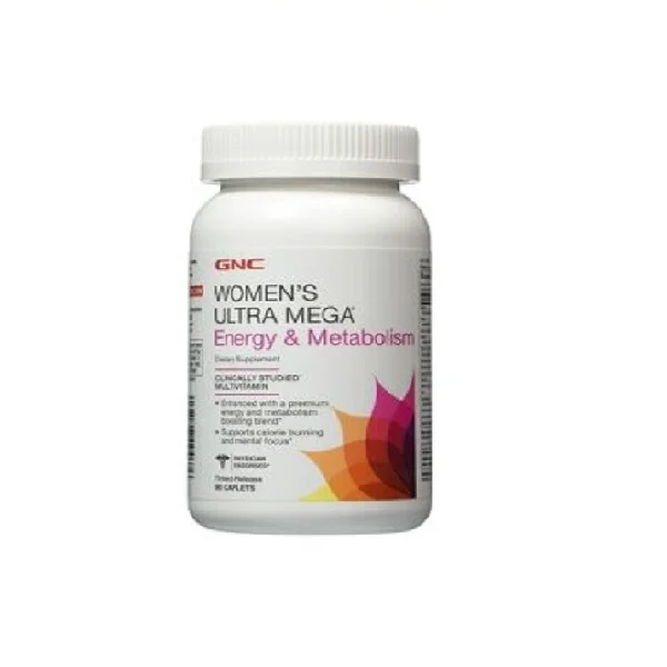 GNC Women's Ultra Mega Energy &amp; Metabolism 90 Caplets