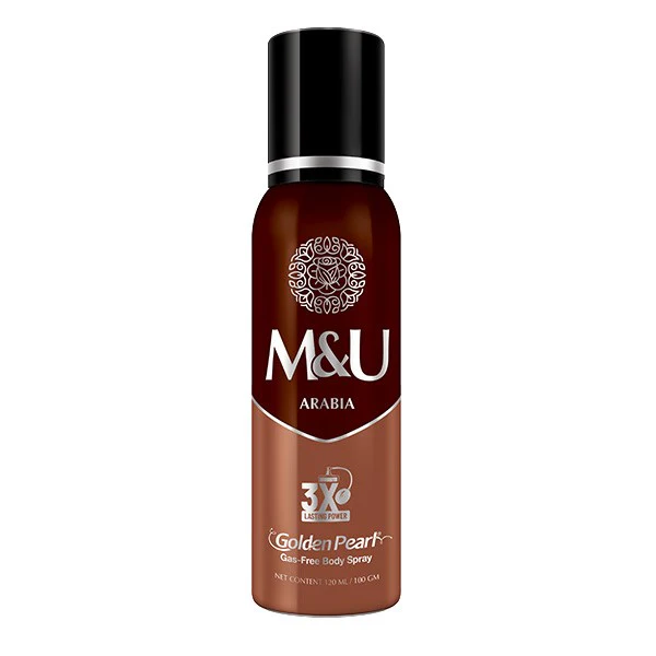 Golden Pearl Arabia Gas Free Body Spray 120 ML