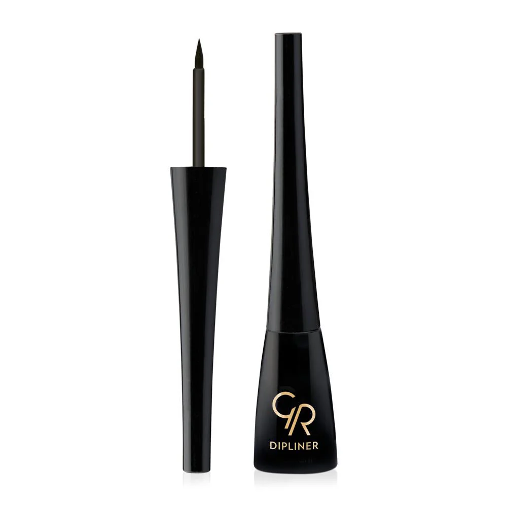 Golden Rose Dip liner Black