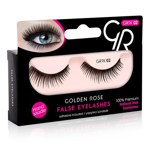 Golden Rose False Eye Lashes - Image 2