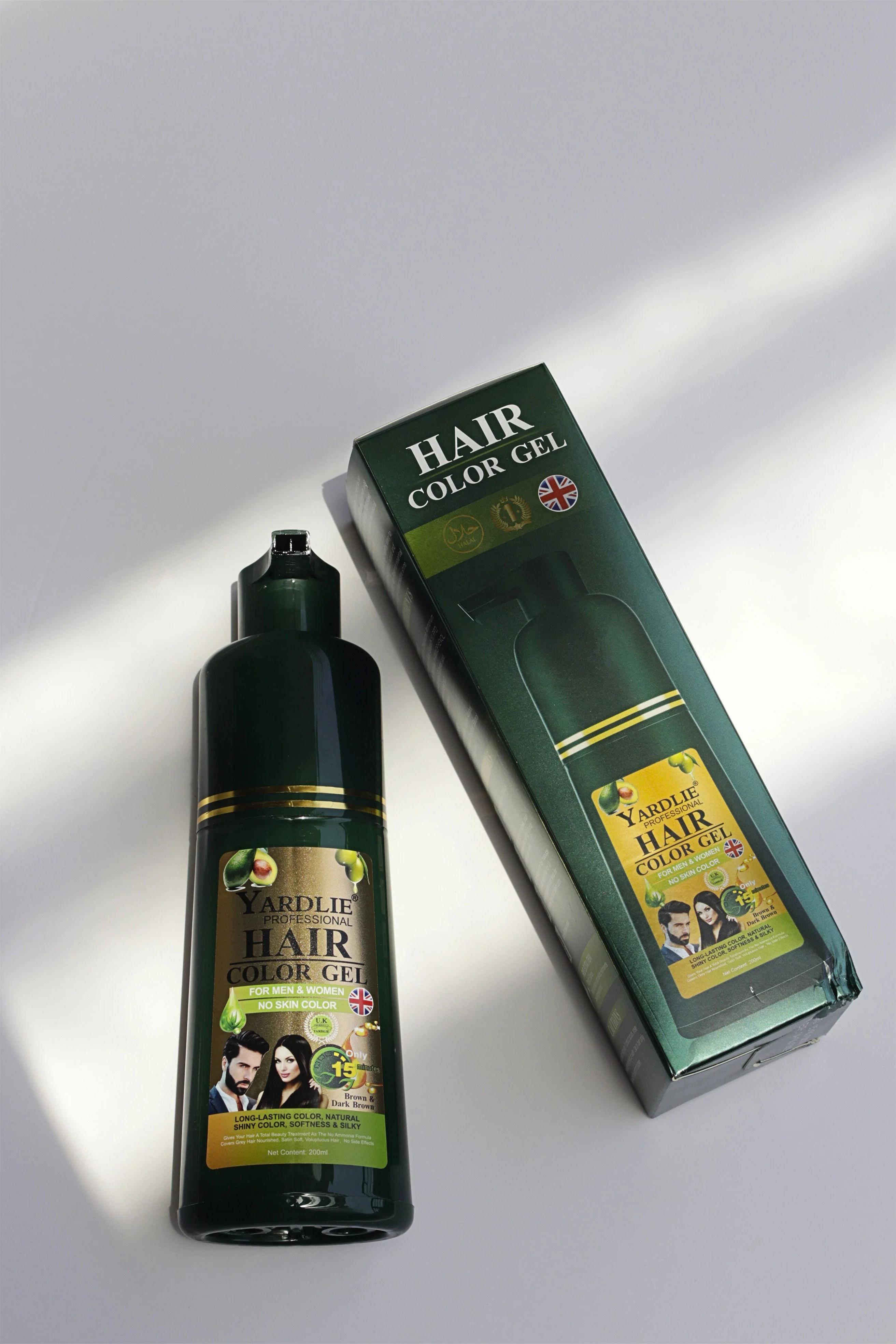 Yardlie Hair Color Gel | Dark Brown | Yardlie | 200ml | - Image 2