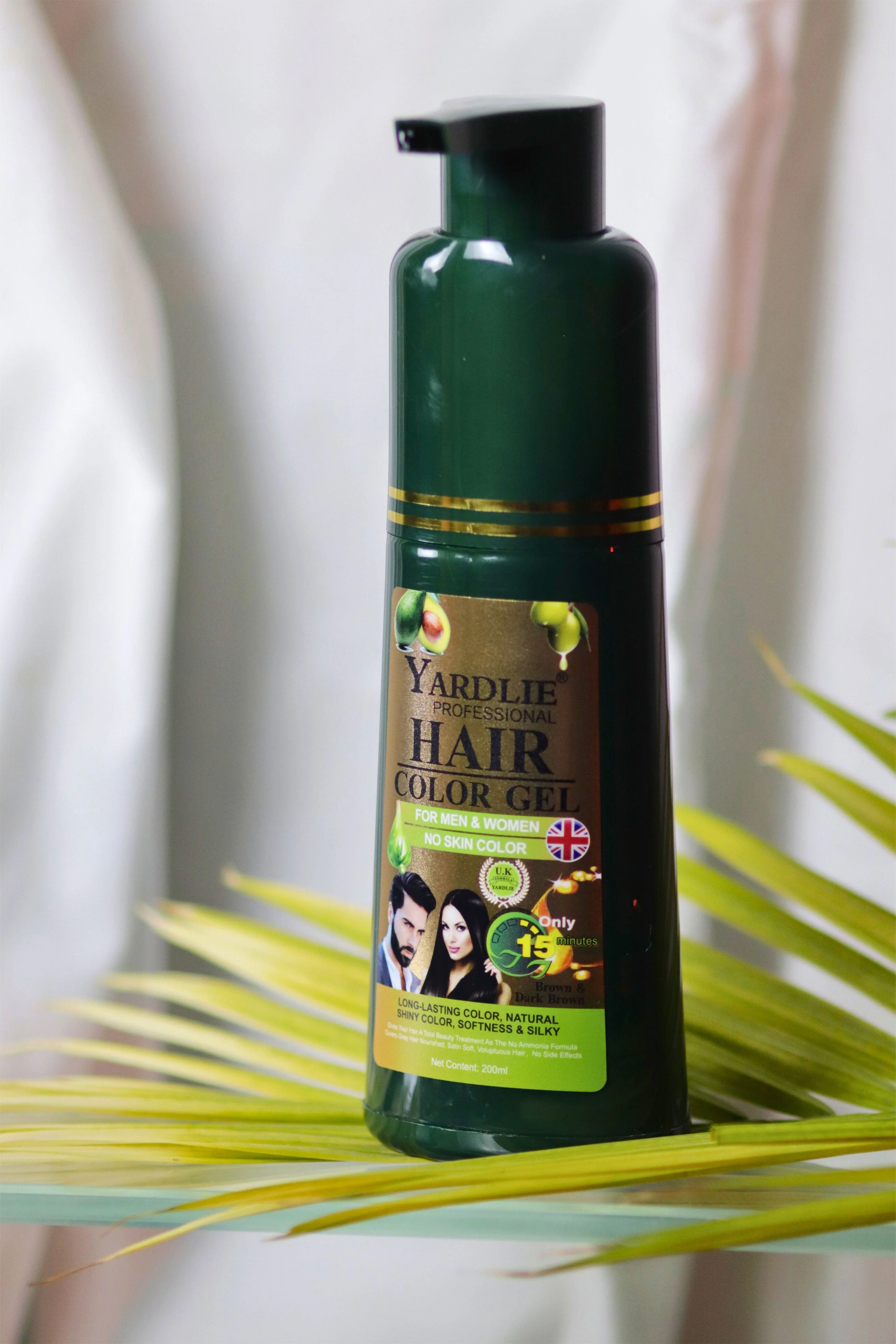Yardlie Hair Color Gel | Dark Brown | Yardlie | 200ml | - Image 3