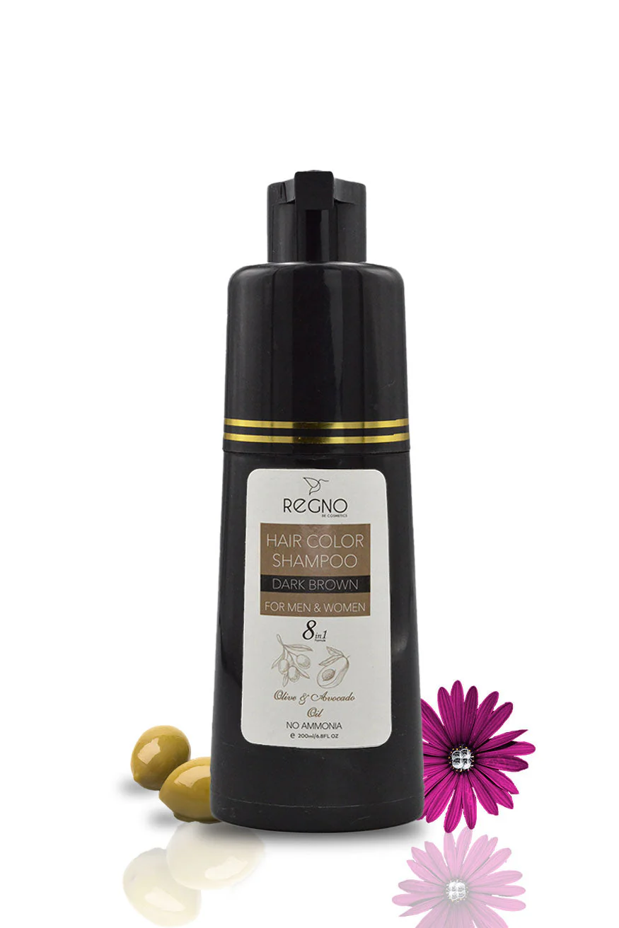 Yardlie Hair Color Shampoo | Dark Brown | Regno | +-200ml | - Image 3