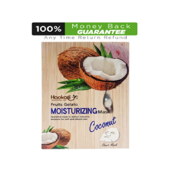 Haokali Fruit Gelato Moisturizing Coconut Facial Sheet Mask - 30ml