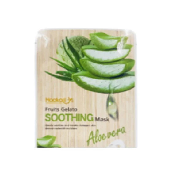 Haokali Fruits Gelato Soothing Aloe Vera Sheet Mask - 30ml x 10 Pieces