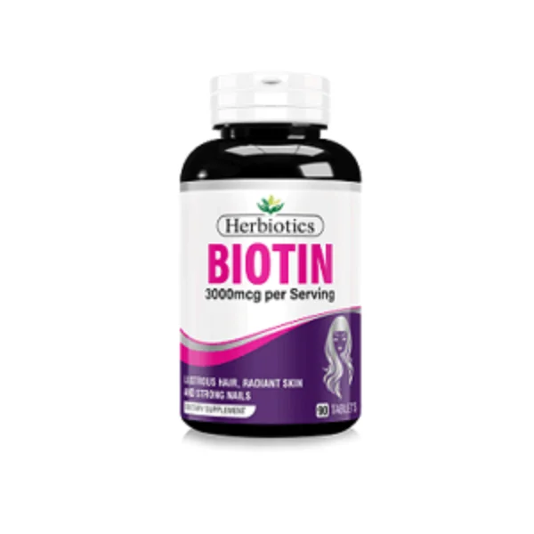 Herbiotics BIOTIN For Hair, Nail & Skin 3000mcg -30 Capsules