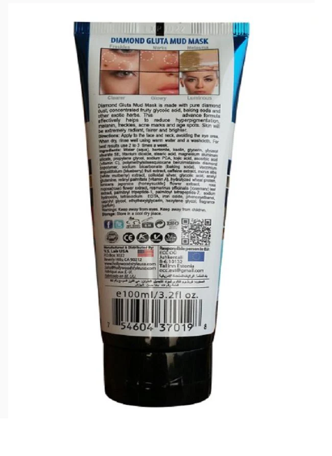 Holly Wood Style Instant Glow Diamond Gluta Mud Mask 100ml - Image 2
