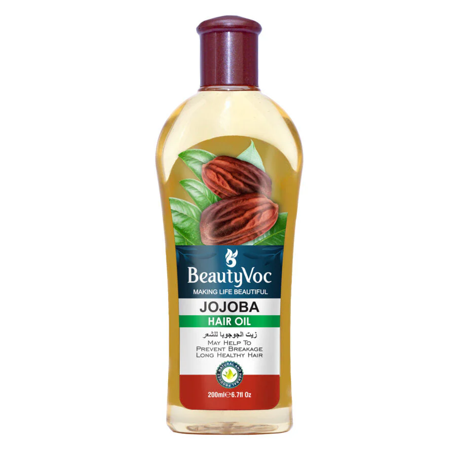 BeautyVoc Jojoba Hair Oil 200 ml  | Promotes Hair Growth, Reduces Hair Fall & Dandruff - Image 3