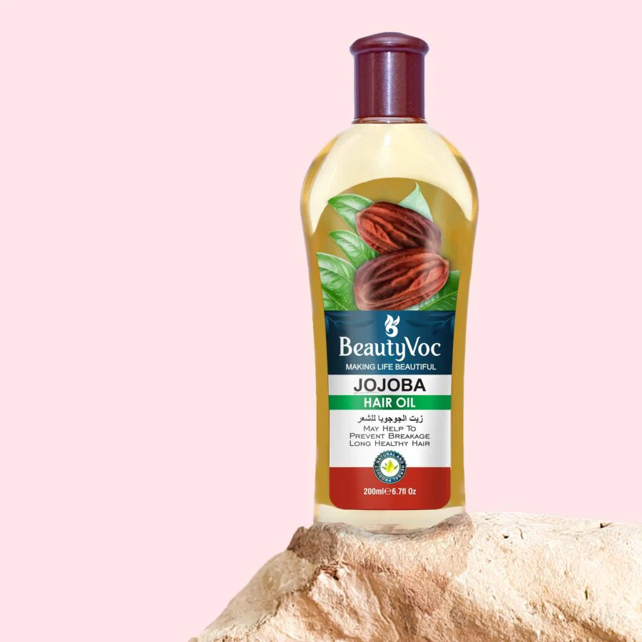 BeautyVoc Jojoba Hair Oil 200 ml  | Promotes Hair Growth, Reduces Hair Fall & Dandruff - Image 4