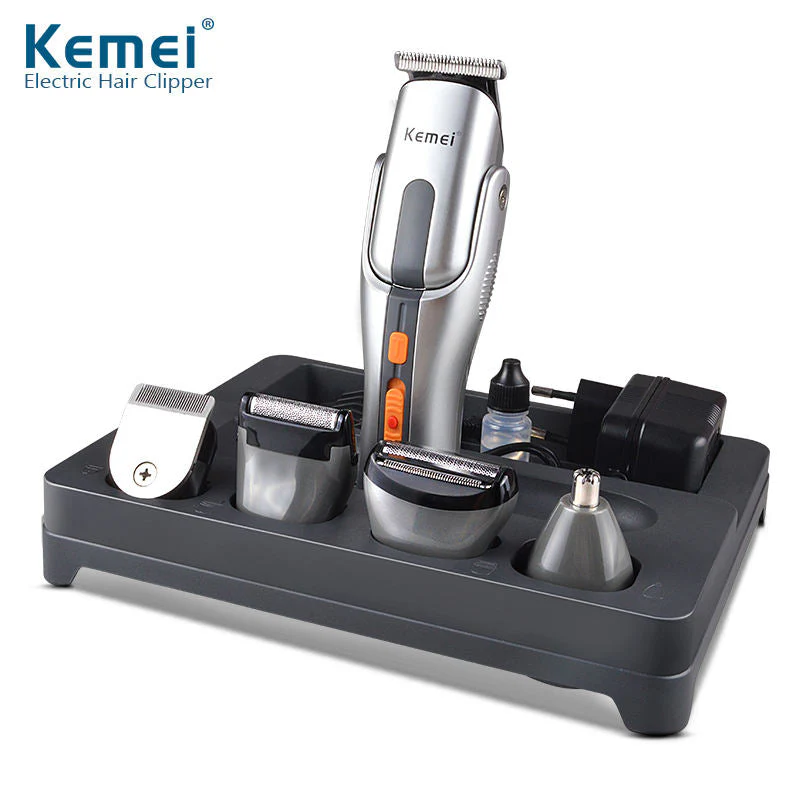 Kemei 8 in 1 Grooming Kit Hair Clipper Nose Trimmer KM-680A - Image 2