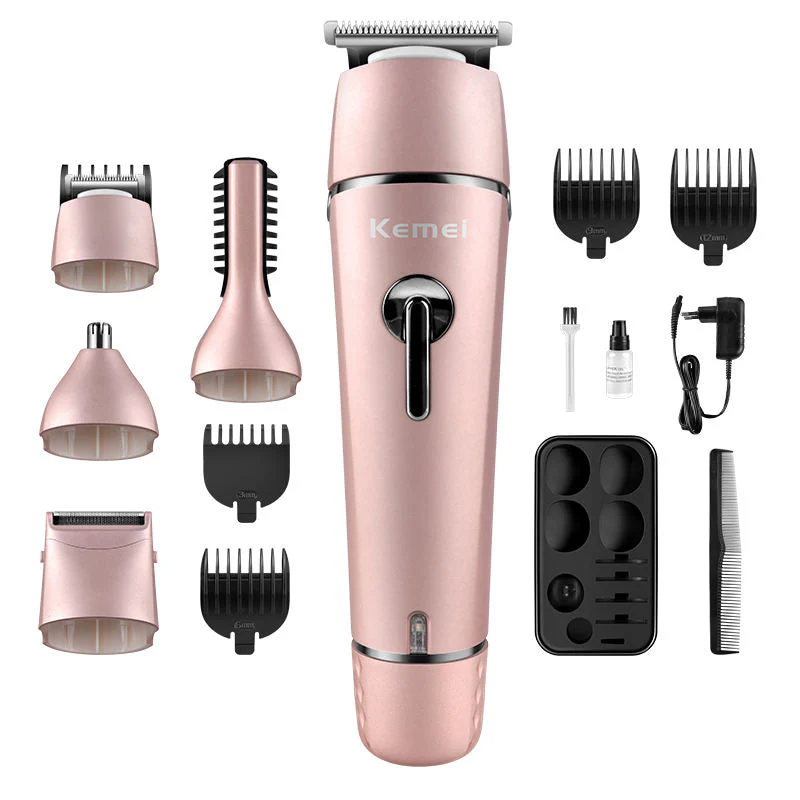 Kemei Hair Trimmer Clipper 10 in 1 Super Grooming Kit KM-1015 - Image 3