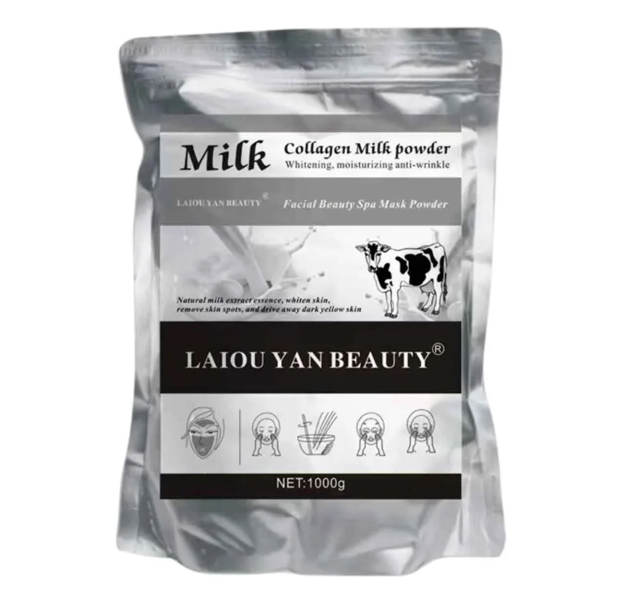 Laiou Yan Beauty Milk Moisturizing Collagen Soft Mask Powder - Image 2