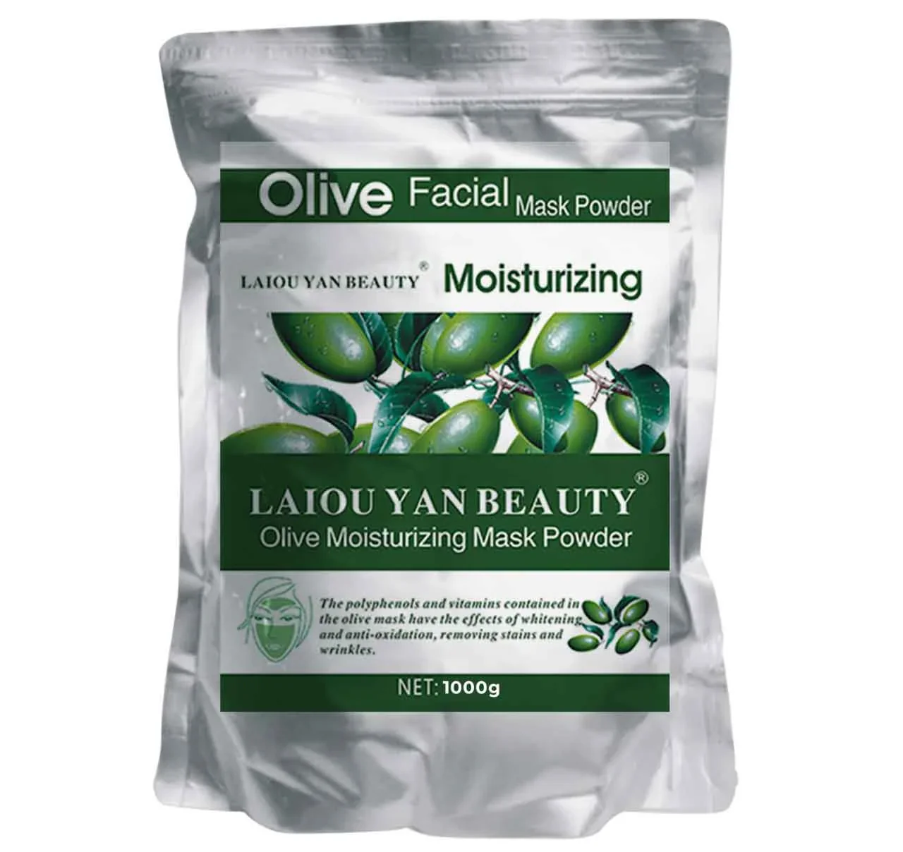 Laiou Yan Beauty Olive Moisturizing Mask Powder - Image 2