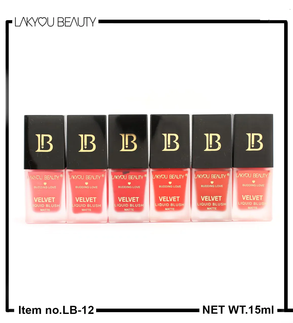 Lakyou Beauty Budding Love Valvet Liquid Matte Blush – 15ml