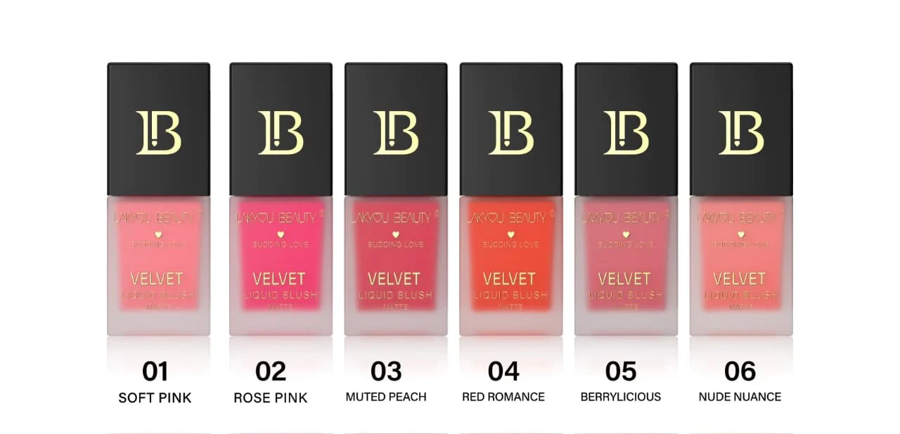 Lakyou Beauty Budding Love Valvet Liquid Matte Blush – 15ml - Image 2