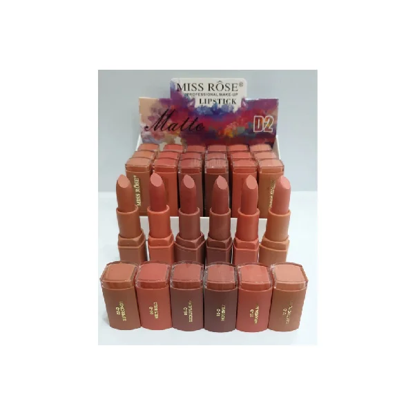 Miss Rose Lipsticks Set of 6 - Nudes - Image 4
