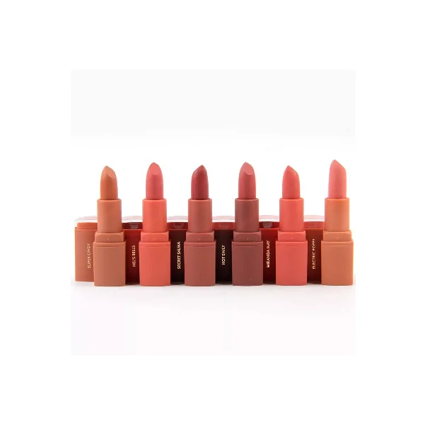 Miss Rose Lipsticks Set of 6 - Nudes - Image 5