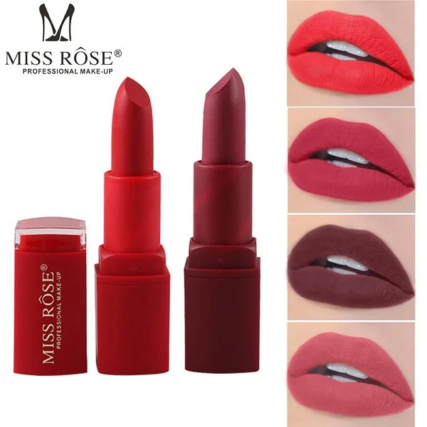 Miss Rose Lipsticks Set of 6 - Reds