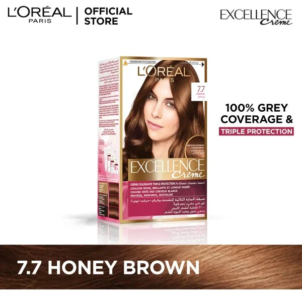 L'oreal Paris Excellence CremeMarron Miel 7.7