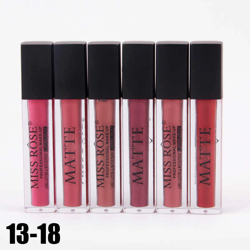 Miss Rose Matte Gloss Set of 6 - Square - Image 4