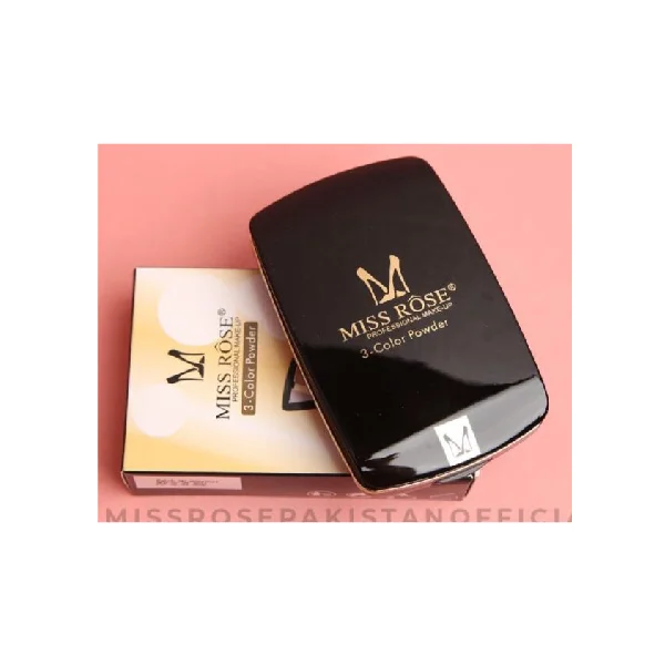 Miss Rose 3 in 1 Natural Compact Powder - Image 3