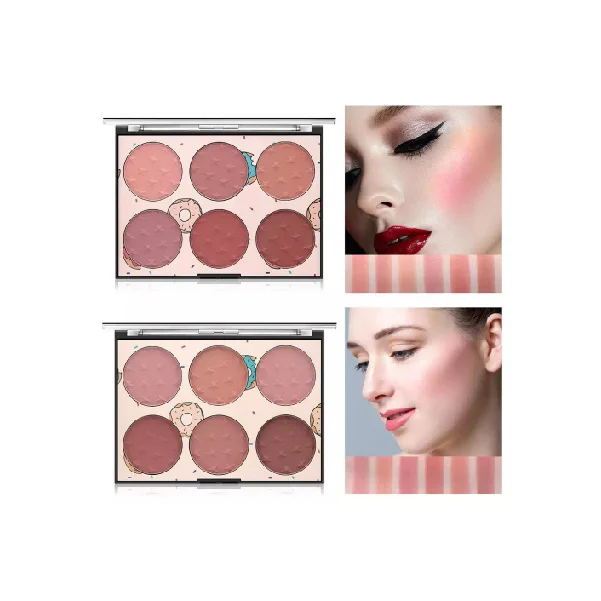 Miss Rose 6 Color Blush Palette - Image 3