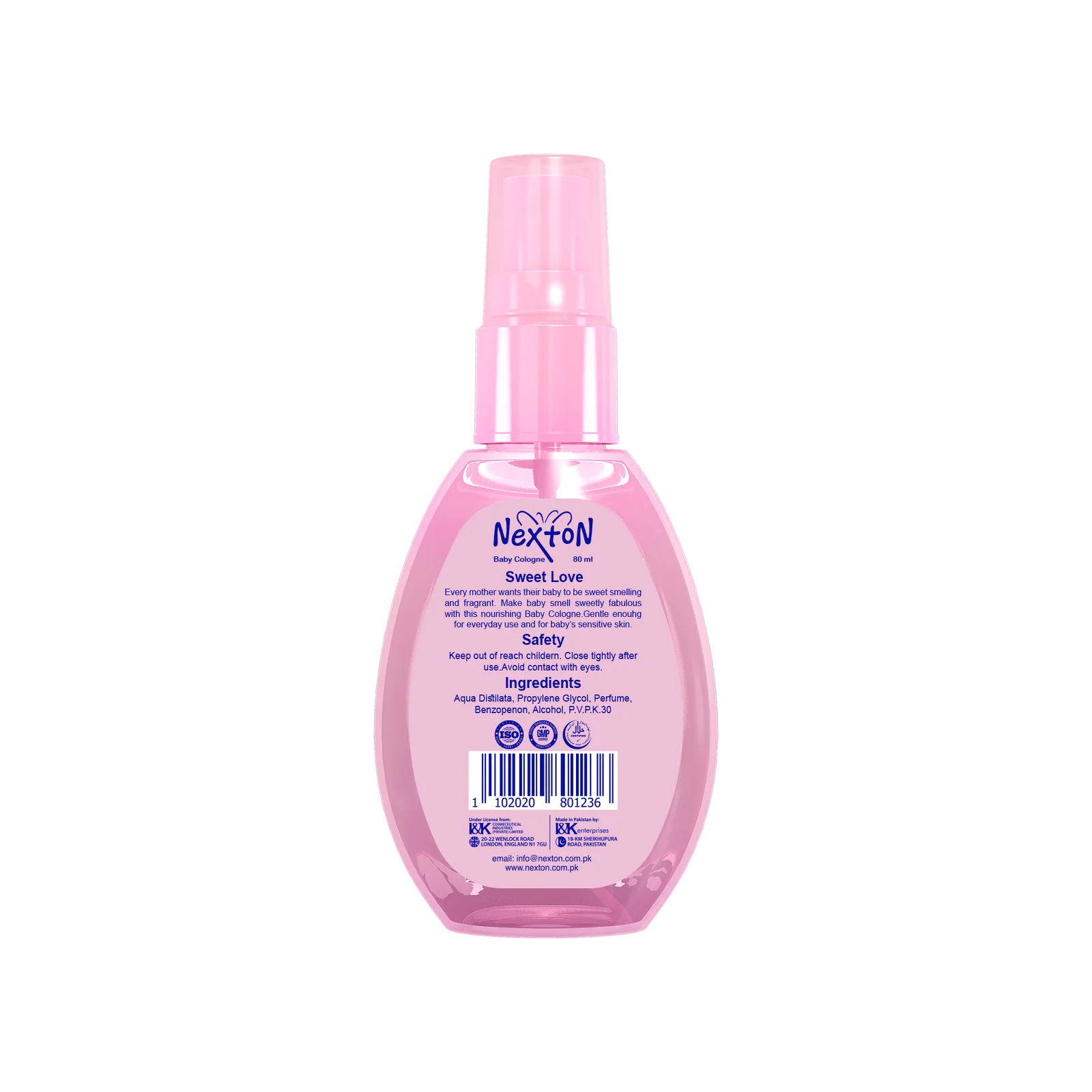 Nexton Baby Cologne Sweet Love 80 ML - Image 2