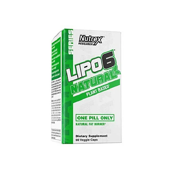 Nutrex Lipo 6 Black Natural Plant Based 60 Caps
