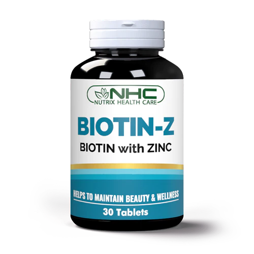 Nutrix Biotin-Z Biotin With Zinc 30 Tablets