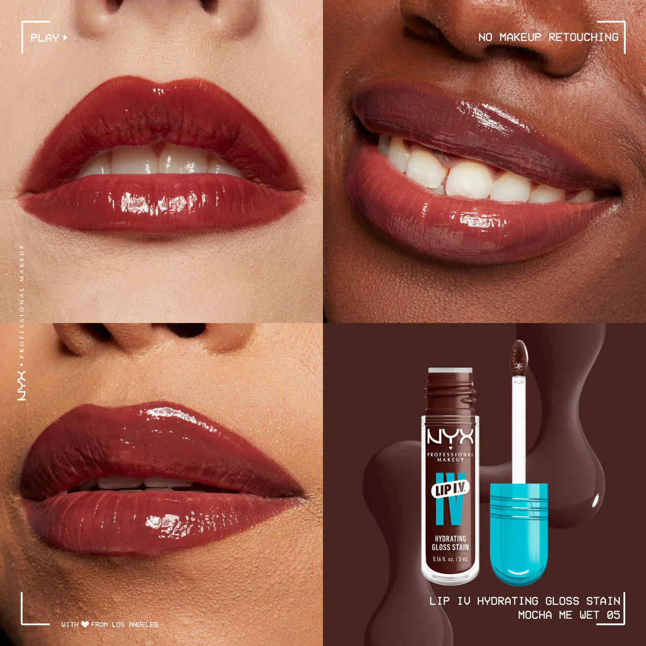 NYX Lip I.V.P Hydrating Lip Gloss Stain - Image 3