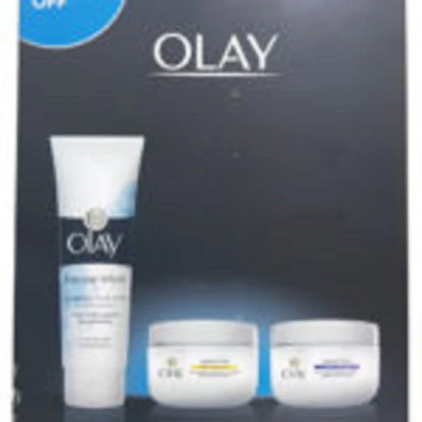 Olay Natural White Fairness Day Cream + Night Cream + Face Wash 3 in 1 Pack - Image 2