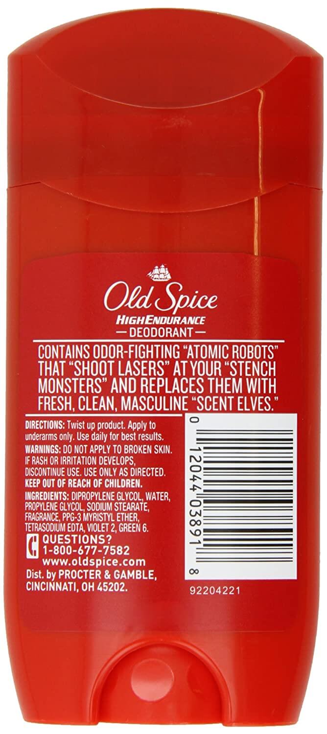 Old Spice Pure Sport High Endurance Deodorant Stick For Men 85g - Image 2