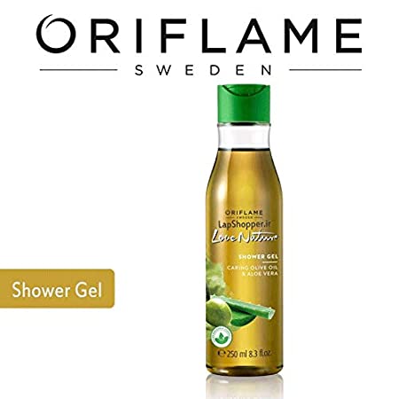 Oriflame Love Nature Shower Gel Caring Olive Oil &amp; Aloe Vera 250ML - Image 2