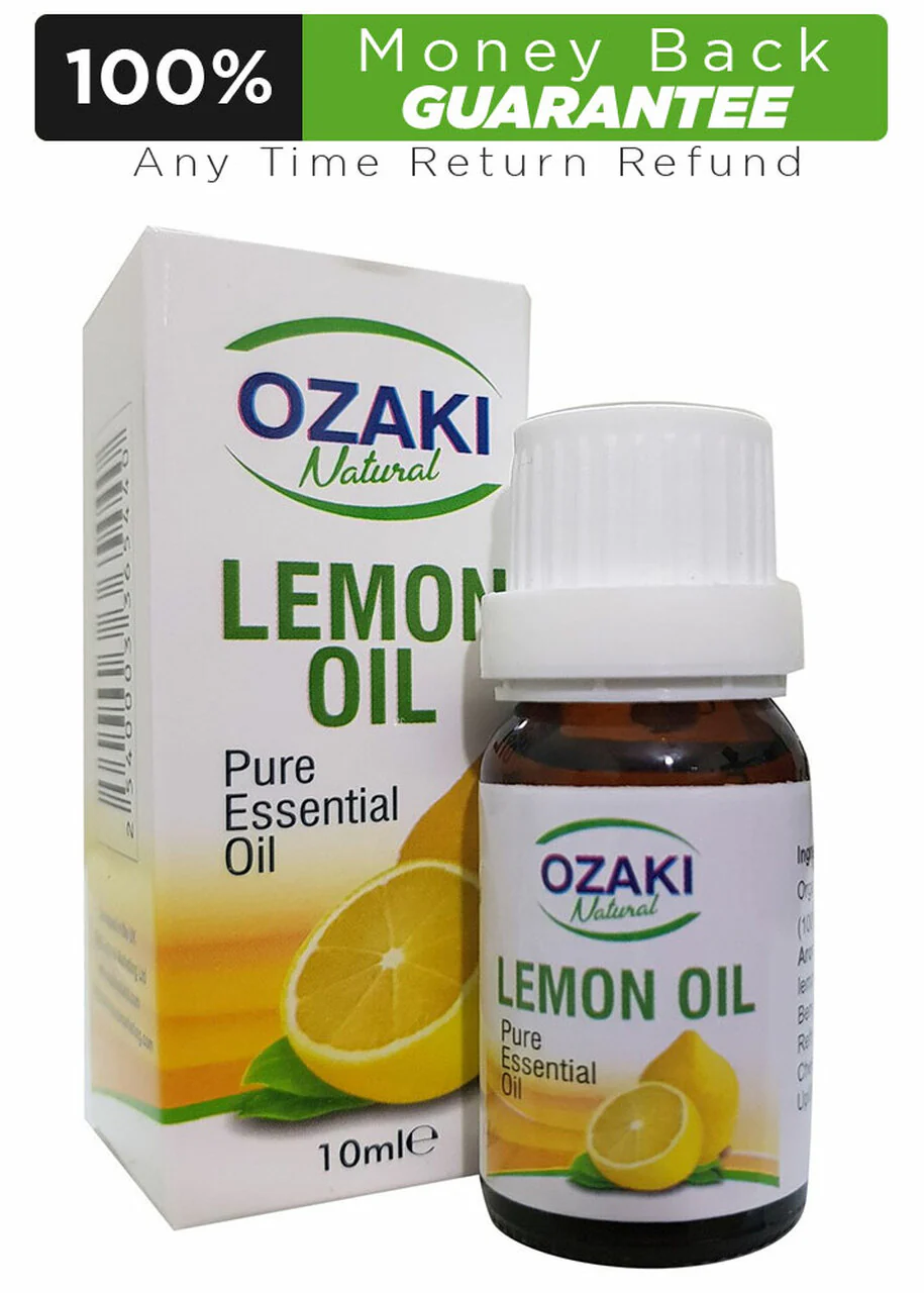Ozaki Natural 100% Pure Lemon Oil Serum, Pure Essential Oil - 10ml