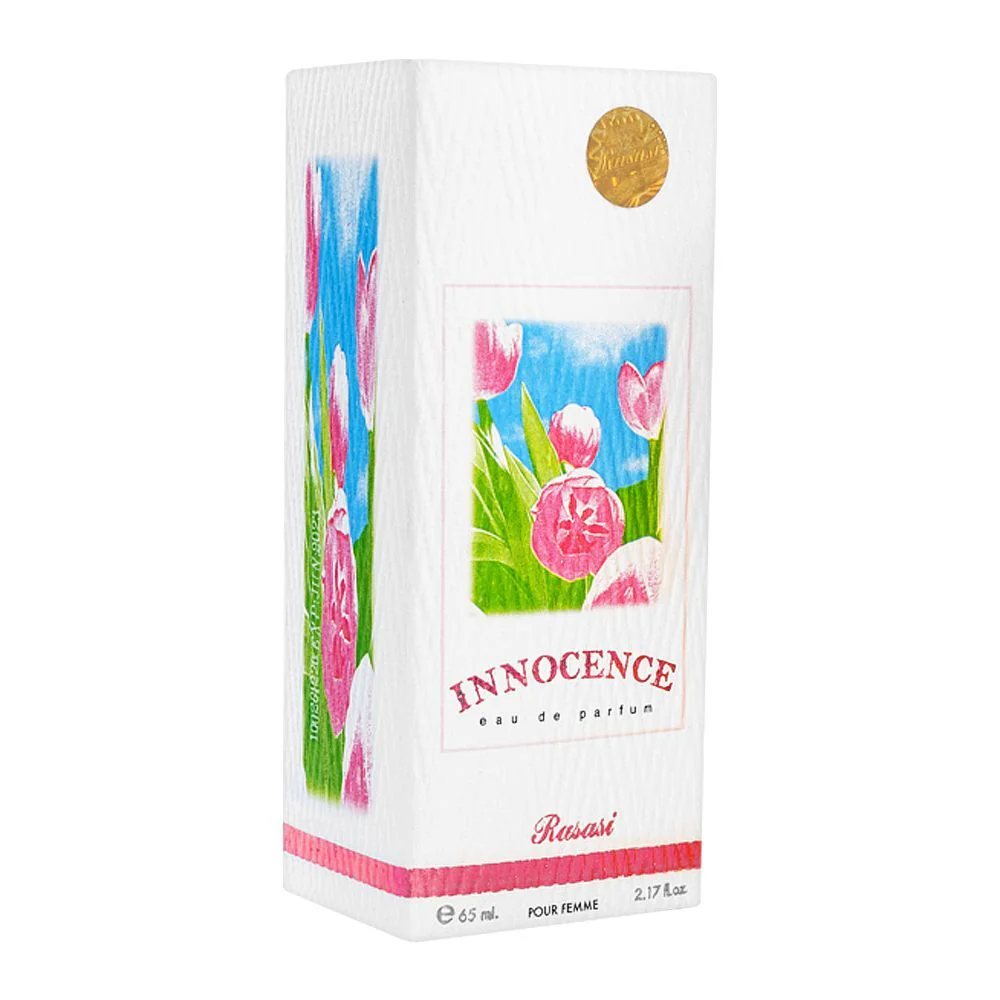 Rasasi Innocence Eau De Parfum, Fragrance For Women 65 ML - Image 2