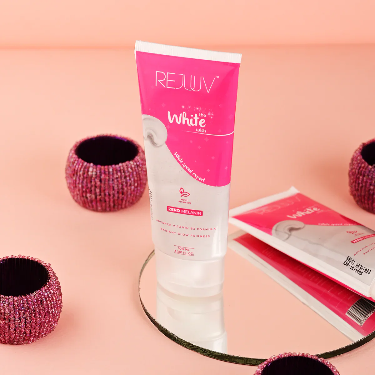 Rejuuv Skin Brightening White Wish Face Wash 100ml - Image 3