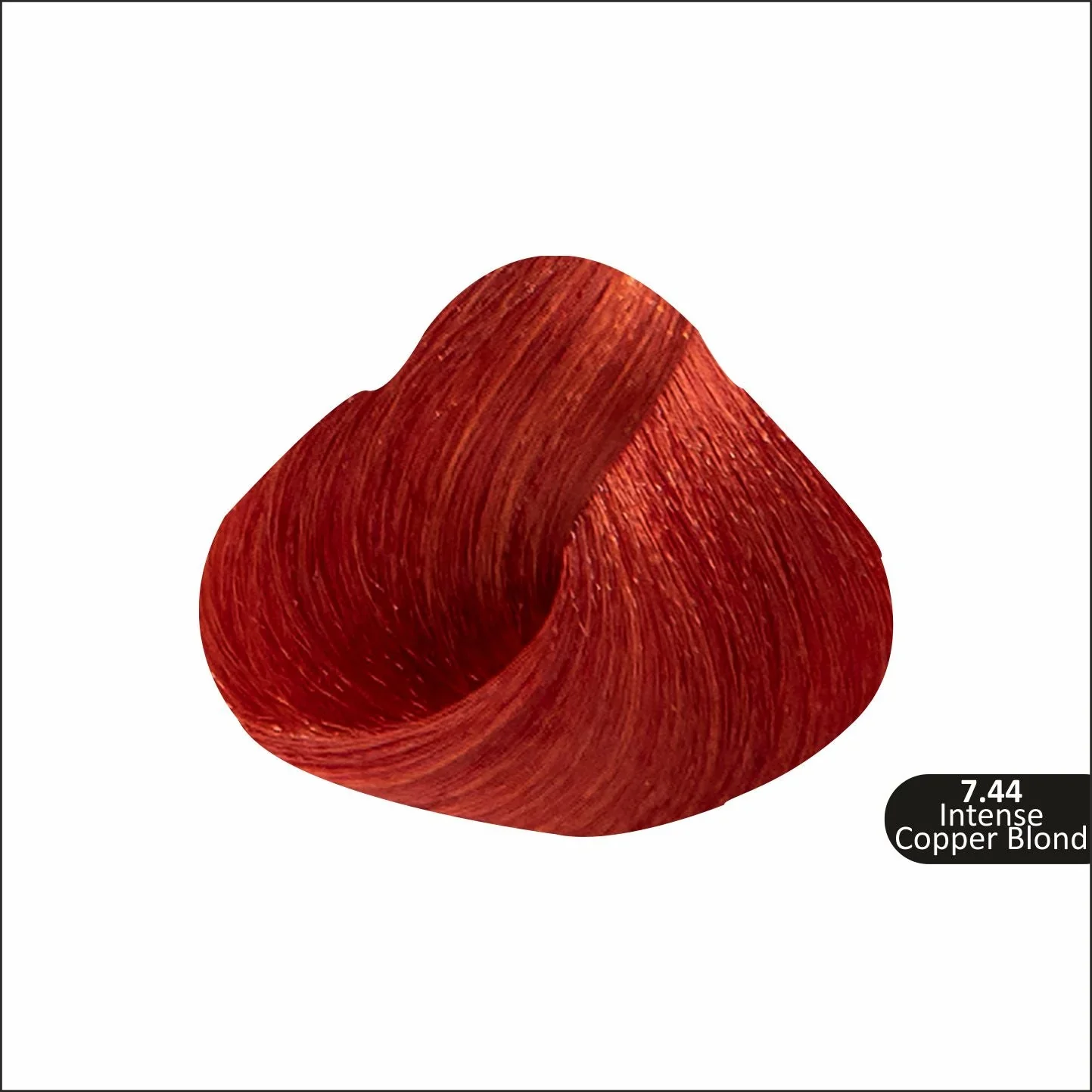 Rivaj Hair Color Cream 60ml (7.44 - Intense Copper Blond) - Image 2