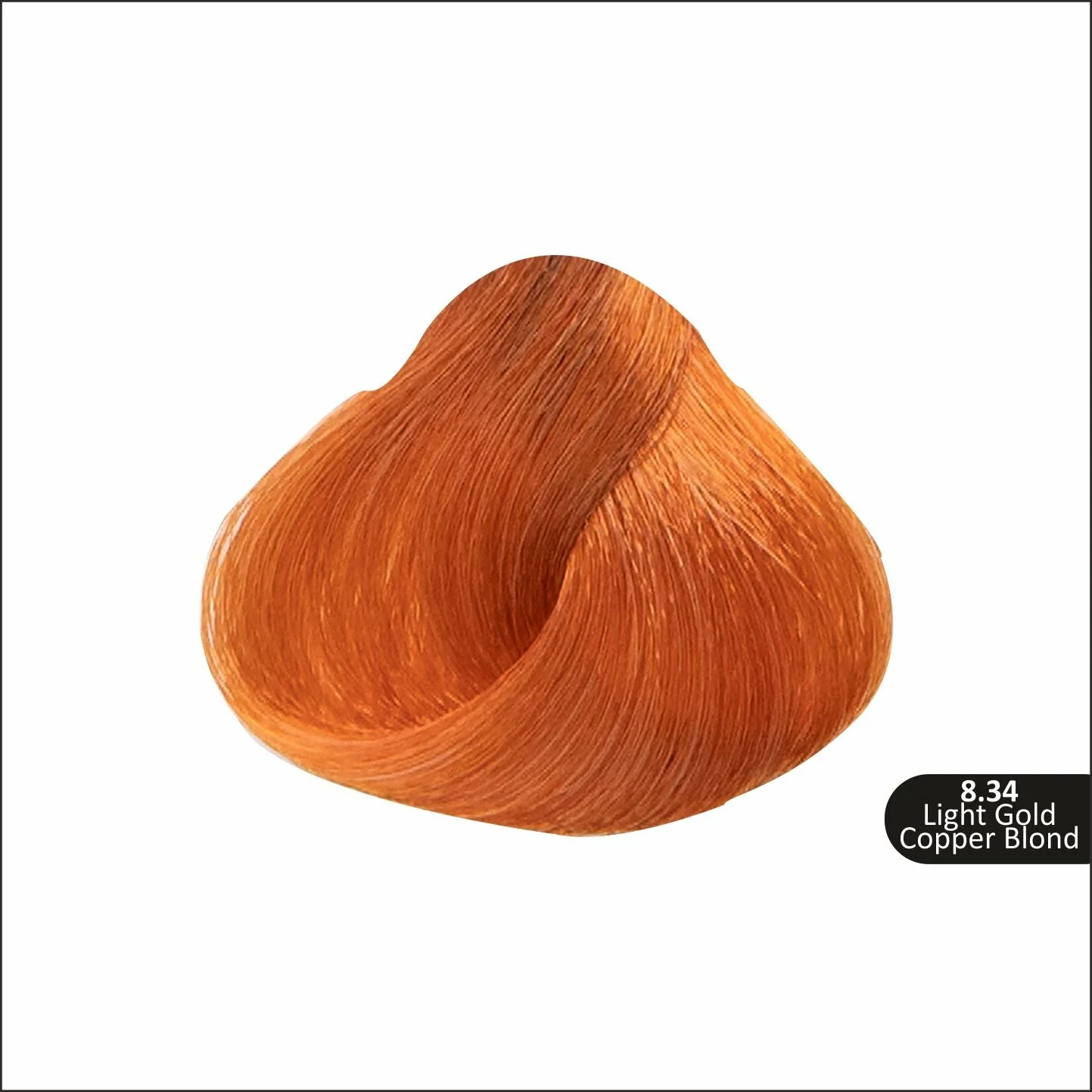 Rivaj Hair Color Cream 60ml (8.34 - Light Gold Copper Blond) - Image 2