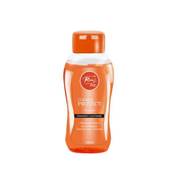 Rivaj UK (Clear &amp; Protect) Cleansing Gel Face Wash - 100ml