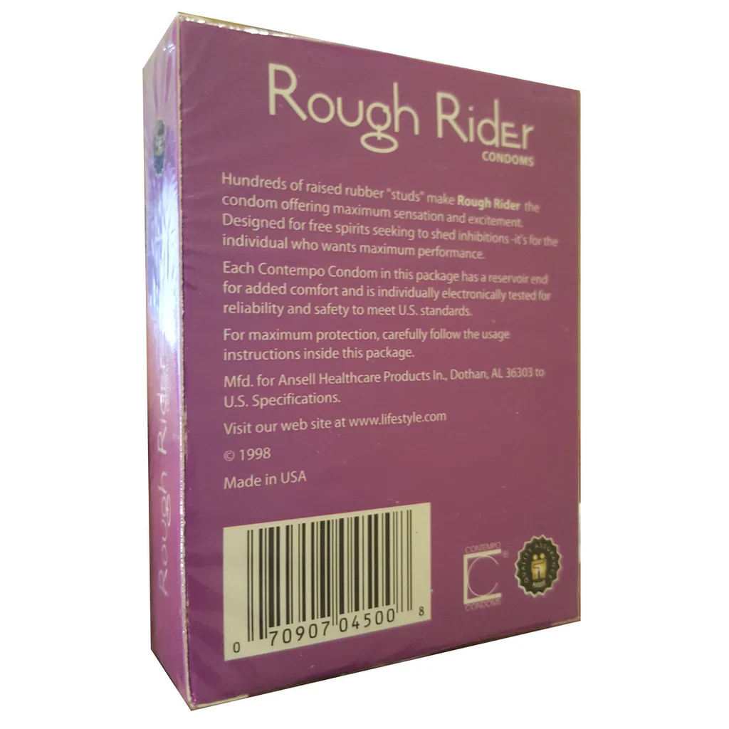 Rough Rider Condom Purple 12 Pieces - Image 2